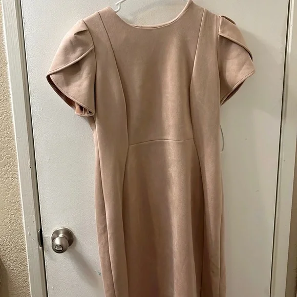 Dresses | Calvin Klein Suede Dress | Poshmark